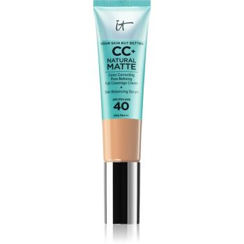 IT Cosmetics Your Skin But Better CC+ Natural Matte zmatňujúci make-up SPF 40 pre ženy Medium 32 ml