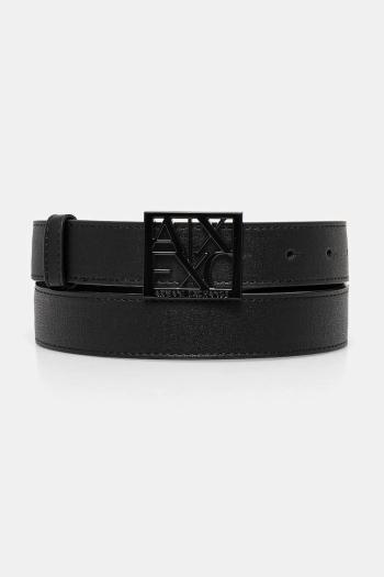 Opasok Armani Exchange dámsky, čierna farba