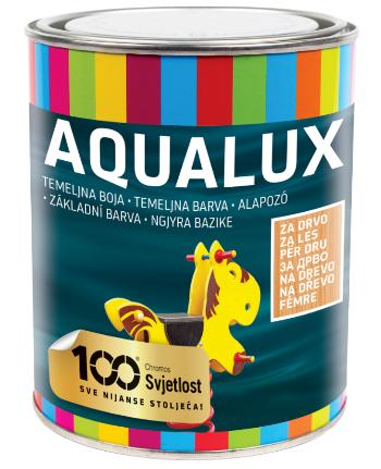 AQUALUX - Základná farba na drevo biela 0,75 L