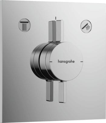 Sprchová a vaňová batéria Hansgrohe DuoTurn E bez podomietkového telesa chróm 75417000