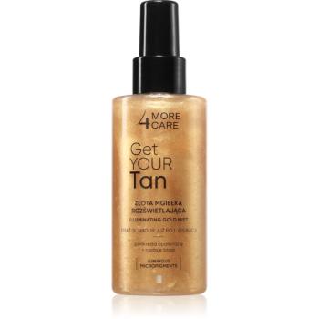 More4Care Get Your Tan telová hmla pre trblietavý lesk 150 ml