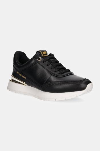 Kožené tenisky MICHAEL Michael Kors Nova čierna farba, 43T4NVFS1L.001