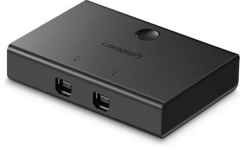 Kapcsoló Ugreen USB-A 2.0 2 In 1 Out Sharing KVM Switcher Black