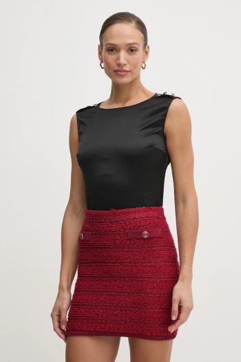 Blúzka Marciano Guess DION dámska, čierna farba, jednofarebná, 5RGH29 7246A