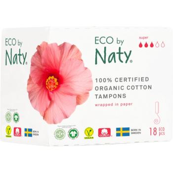 ECO by Naty Tampons Super tampóny 18 ks