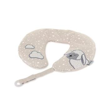 Sterntaler, nákrčník baby ovečka Stanley 24 cm + šnúrka na cumlík  6511968 (13250)