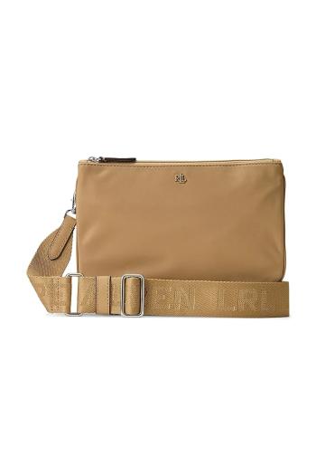 Kabelka Lauren Ralph Lauren béžová farba, 431970156