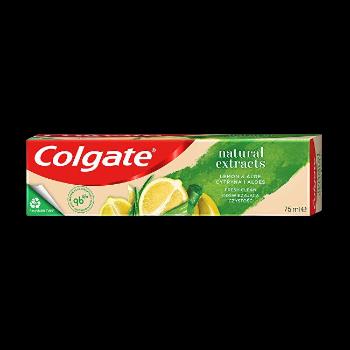 COLGATE zubná pasta Natural Extracts Lemon & Aloe 75 ml