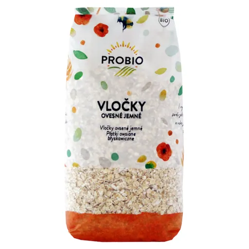 PROBIO Vločky ovsené jemné BIO 500 g