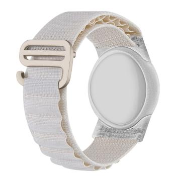 NYLON Remienok s obalom pre Apple AirTag STARLIGHT