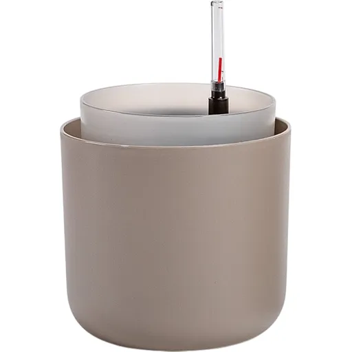Plastia Samozavlažovací kvetináč Tolita hnedá, pr. 16 cm, pr. 16 cm