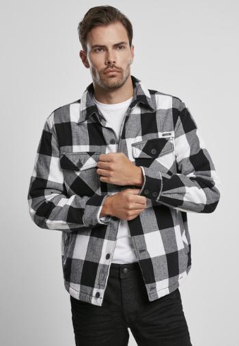 Brandit Lumberjacket white/black - M