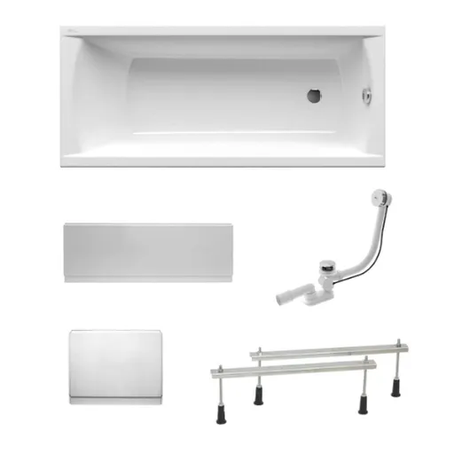 Obdĺžniková vaňa SAT Fusion 150x70 cm akrylát ľavá aj pravá SATVR150ANP