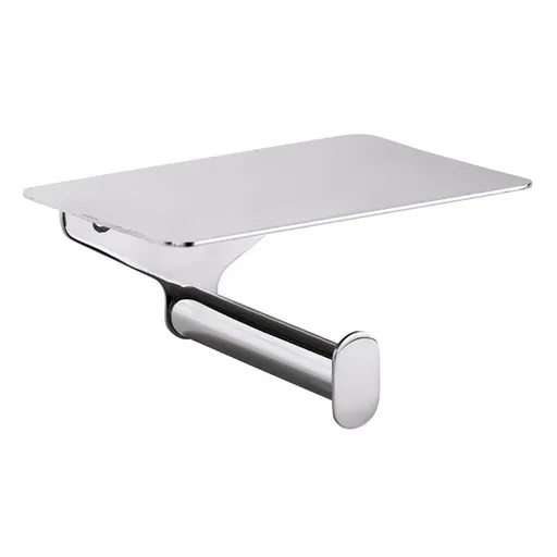 Bemeta Organic držiak toaletného papiera s poličkou chróm 157112151