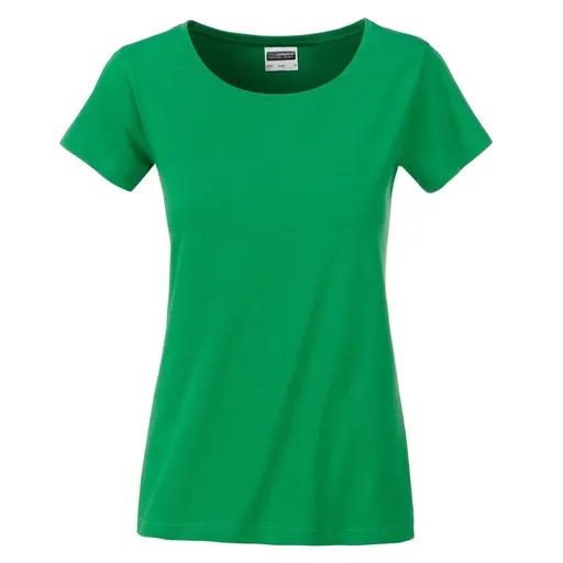 James & Nicholson (Daiber) Klasické dámske tričko z biobavlny 8007 - Papraďová | 2XL