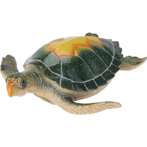 Nástenná dekorácia Korytnačka žltá, polyresin, 21 x 7 x 21,5 cm