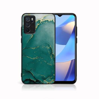 MY ART Ochranný obal  Oppo A16 / A16s GREEN MARBLE (145)