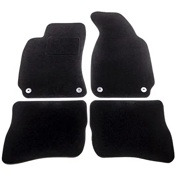 ACI textilné koberce pre VW PASSAT 96-00  čierne (pre okrúhle príchytky) sada 4 ks (5836X62)