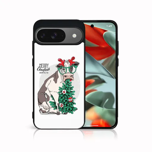 MY ART Kryt s vianočným dizajnom Google Pixel 9 MERRY CHRISTMAS (074)