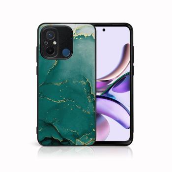 MY ART Ochranný kryt pre Xiaomi Redmi 12C GREEN MARBLE (145)