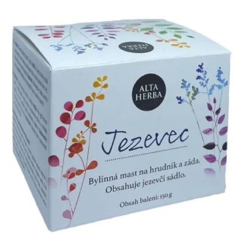 ALTA HERBA Jazvec Bylinná masť na hrudník a chrbát 150 g