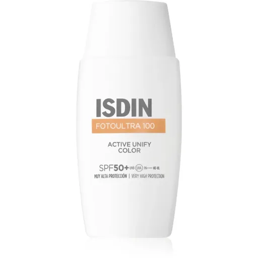 ISDIN FotoUltra 100 Active Unify Color Depigmentant SPF50+ ochranný tónovaný fluid na tvár 50 ml