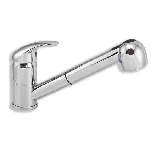 Novaservis Titania Lux drezová batéria s vyťahovacou spŕškou, 2 prúdy chróm 91081.0