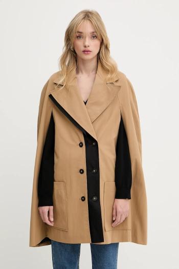 Kabát Karl Lagerfeld zelená farba, prechodná, A3W15014