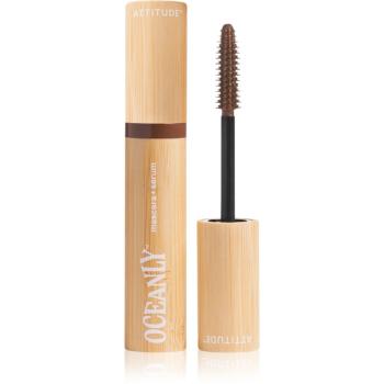 Attitude Oceanly Plastic Free Makeup riasenka so sérom s vyživujúcim účinkom odtieň Brown 7 g