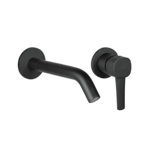 INVENA - Podomietková nástenná batéria GLAMOUR čierna BP-02-U04-V