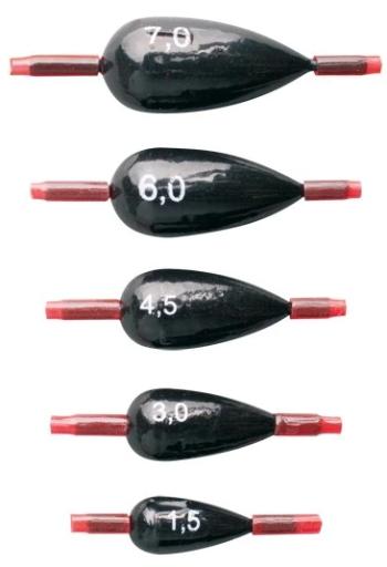 Cralusso záťaž olive wieght with silicone 5 ks - 2 g