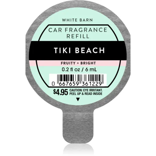 Bath & Body Works Tiki Beach vôňa do auta náhradná náplň 6 ml