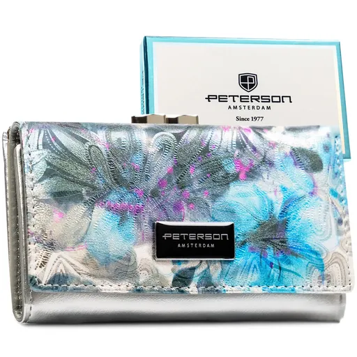 Viacfarebná dámska peňaženka z ekologickej a prírodnej kože s RFID ochranou – Peterson