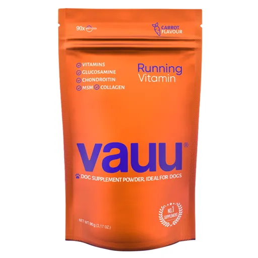VAUU Running vitamin pre psov s príchuťou mrkvy 90 g