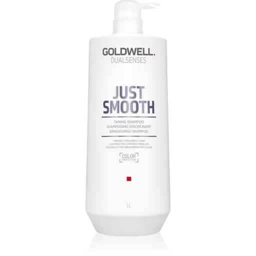 Goldwell Dualsenses Just Smooth uhladzujúci šampón pre nepoddajné vlasy 1000 ml