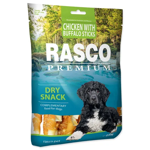 Rasco Premium tyčinky byvolie obalené kuracím mäsom 230 g