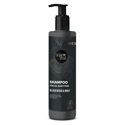 ORGANIC SHOP Šampón pre všetky typy vlasov Blackwood a mäta 280 ml