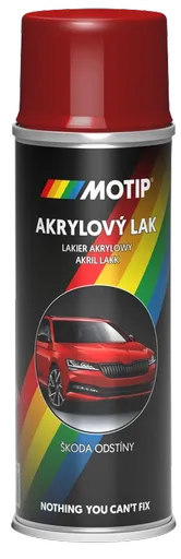 AUTOSPREJ ŠKODA - Farba na auto v spreji AC8290 - červená romantická 0,2 L