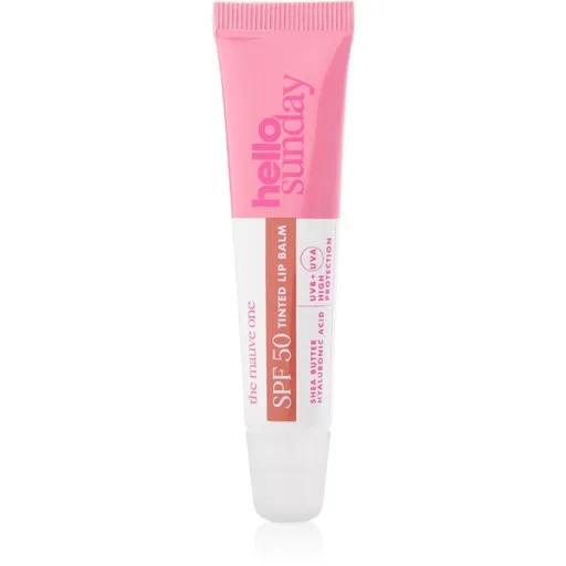 hello sunday the mauve one tinted lip balm tónovací balzam na pery SPF 50 15 ml