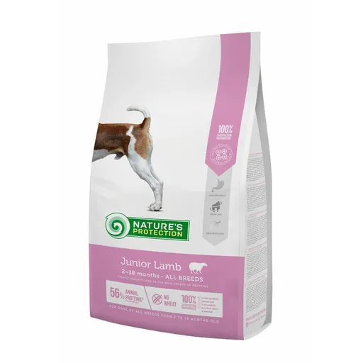 Natures Protection dog junior lamb all breed granule pre psy 7,5kg
