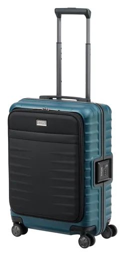 Malý škrupinový kufor Titan Litron Frame S Front pocket Petrol