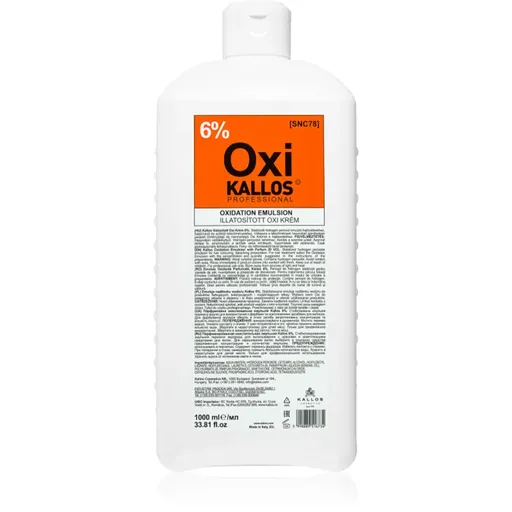 Kallos Kallos Classic Oxi krémový peroxid 6% pre profesionálne použitie 1000 ml