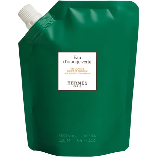 HERMÈS Le Bain Eau d'orange verte sprchový gél náhradná náplň unisex 200 ml