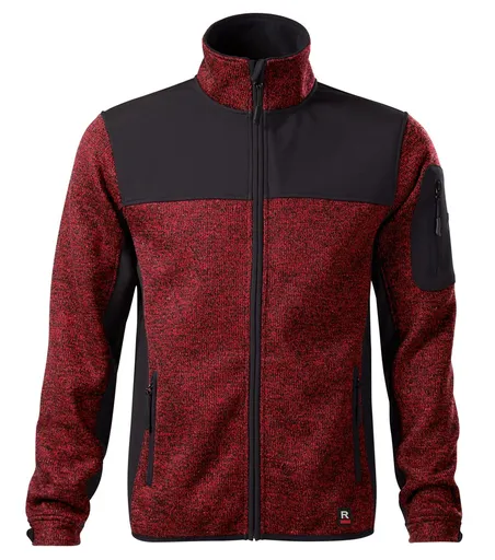 MALFINI Pánska softshellová bunda Casual - Marlboro červená | 3XL