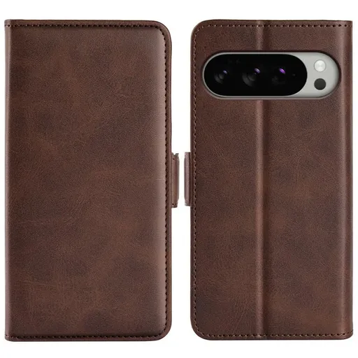 SIDE Peňaženkové puzdro pre Google Pixel 10 Pro XL tmavohnedé