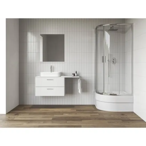 Ravak Blix II sprchový kút štvrťkruh 90x90 cm 3BM70C40Z1