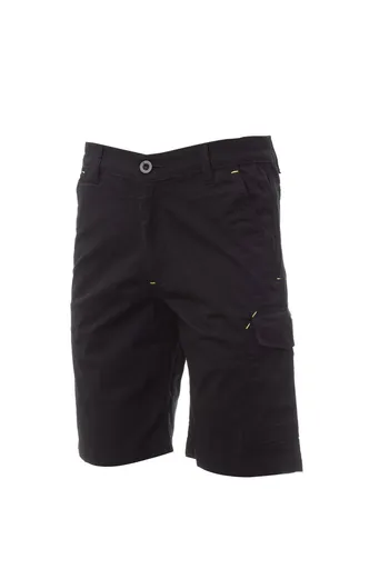 EGOCHEF Krátke kuchárske nohavice Service - čierne XXL