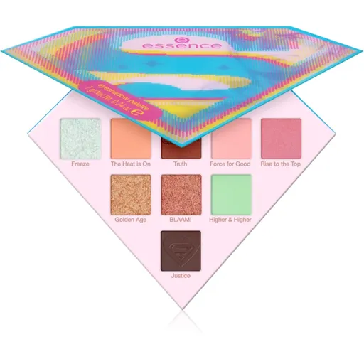 essence Superman paletka očných tieňov odtieň 02 Join the league 7 g