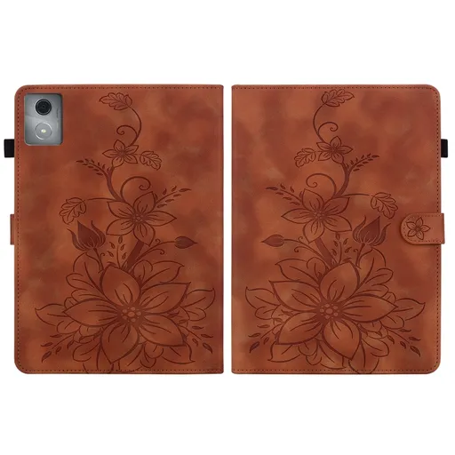 ART Zaklápacie puzdro pre Lenovo Tab K11 Plus hnedé