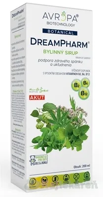 Avropa DreamPharm bylinný sirup 200 ml